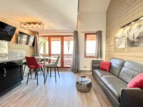 Studio + mezzanine pour 4 personnes avec balcon, piscine et sauna, à 50m des pistes à Valloire - FR-1-263-527